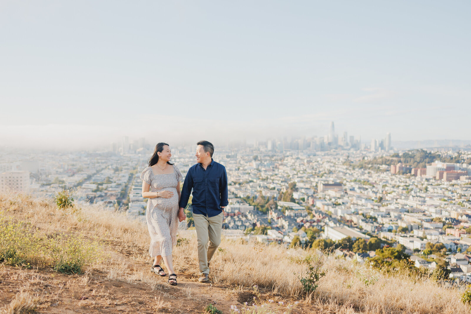 bernal heights san francisco maternity session
