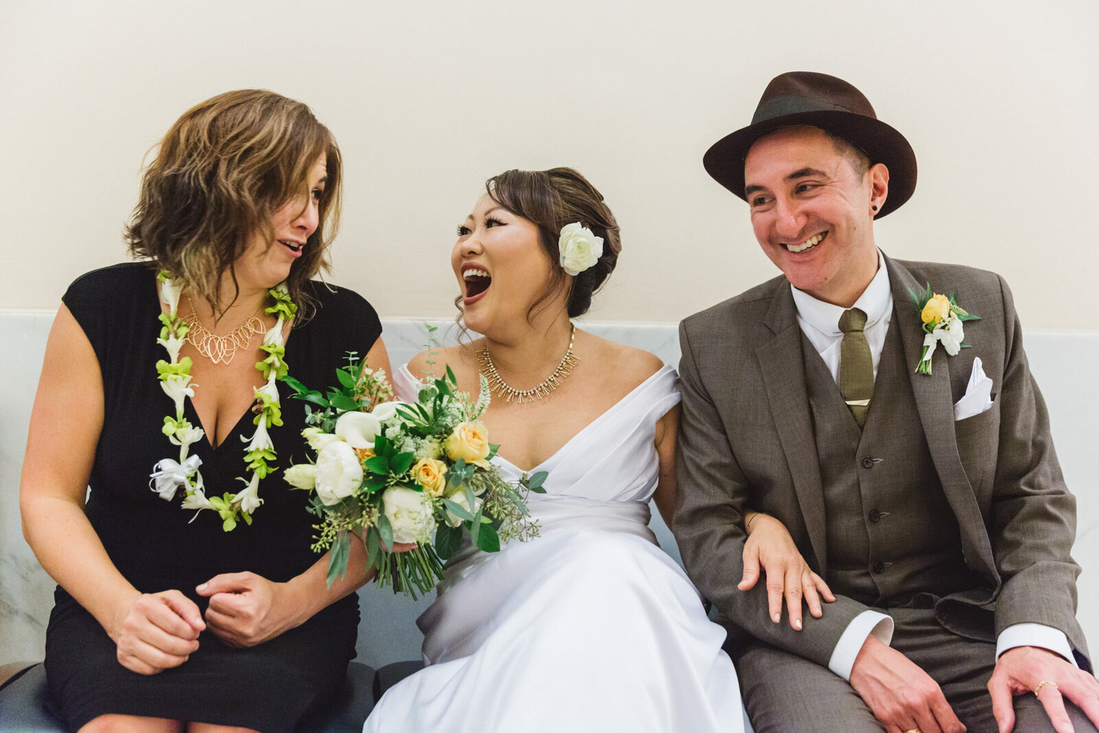 candid captures by a San Francisco City Hall wedding photographer