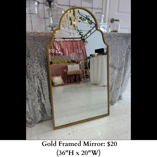 Gold Framed Mirror-914