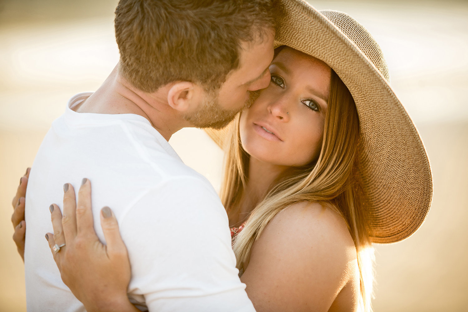 La Jolla Shores engagement photos stunning couple shot