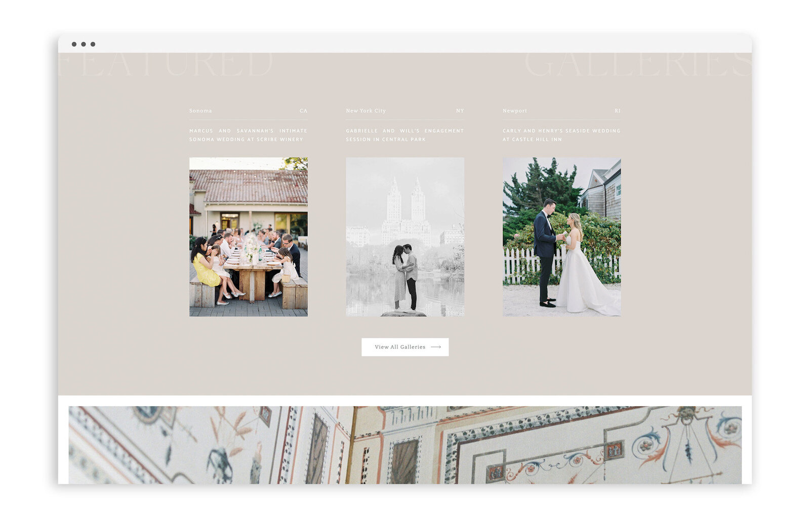 Showit Web Design for Photographers by With Grace and Gold - Best Showit Web Designer for Photographers - Emily March Photography