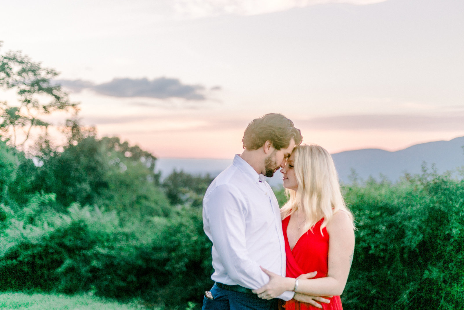 Romantic view for engagement photos captured by Staci Addison Photography