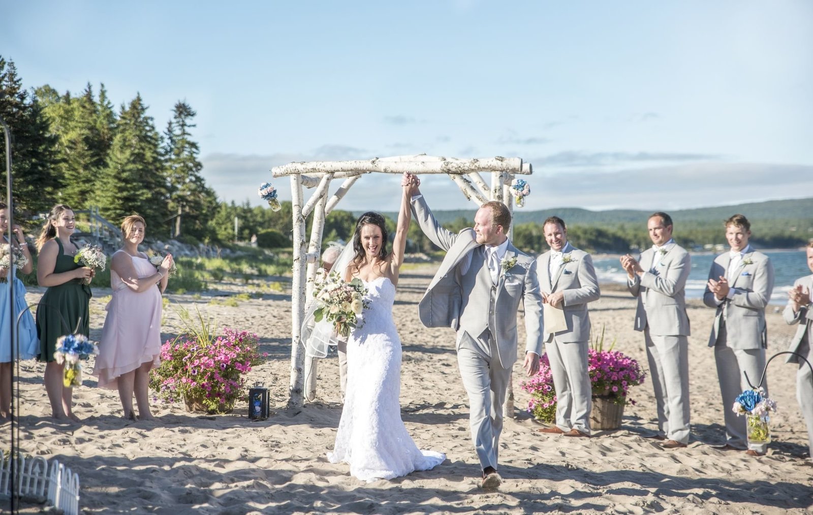 Liam and Melanie- Ingonish beach wedding