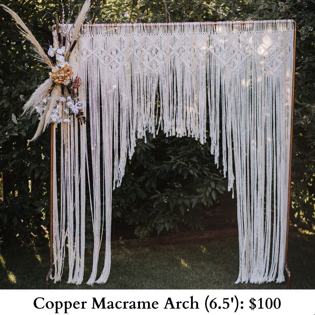 Copper Macrame Arch-601