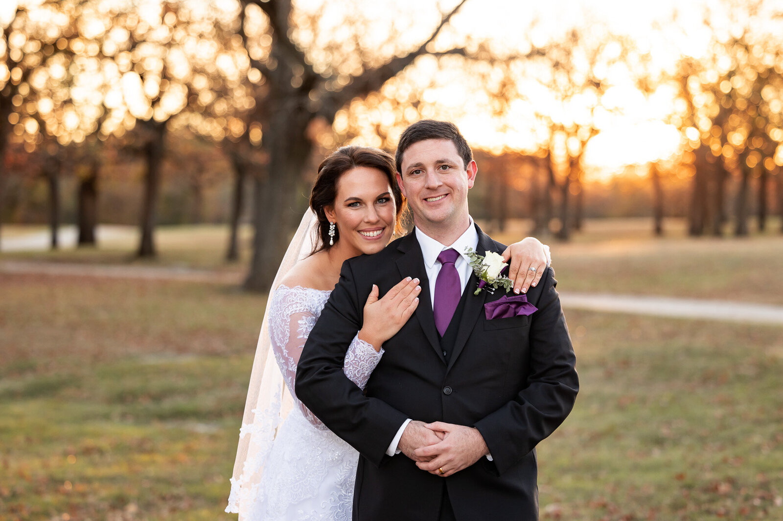 Catholic wedding photography at Chandler Park in Tulsa Oklahoma