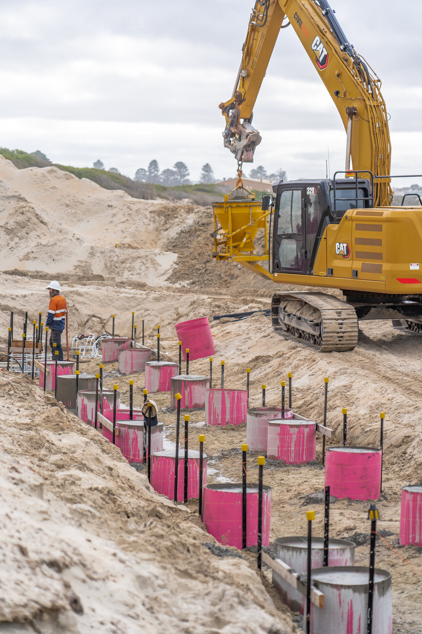 Drainage installation as part of public works upgrade