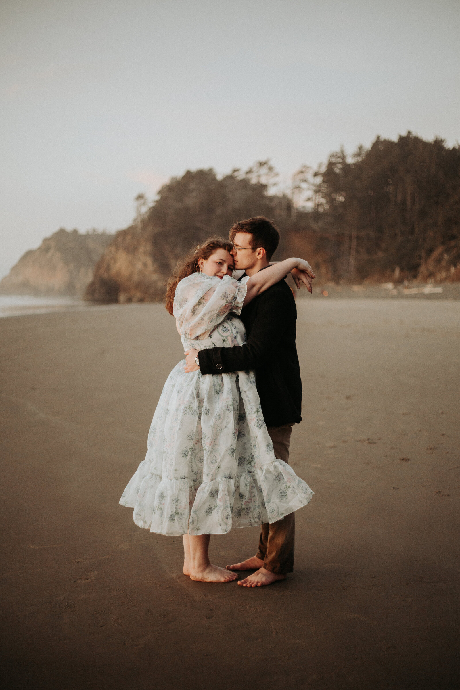 Whimsical Oregon Coast Engagement Shoot-79