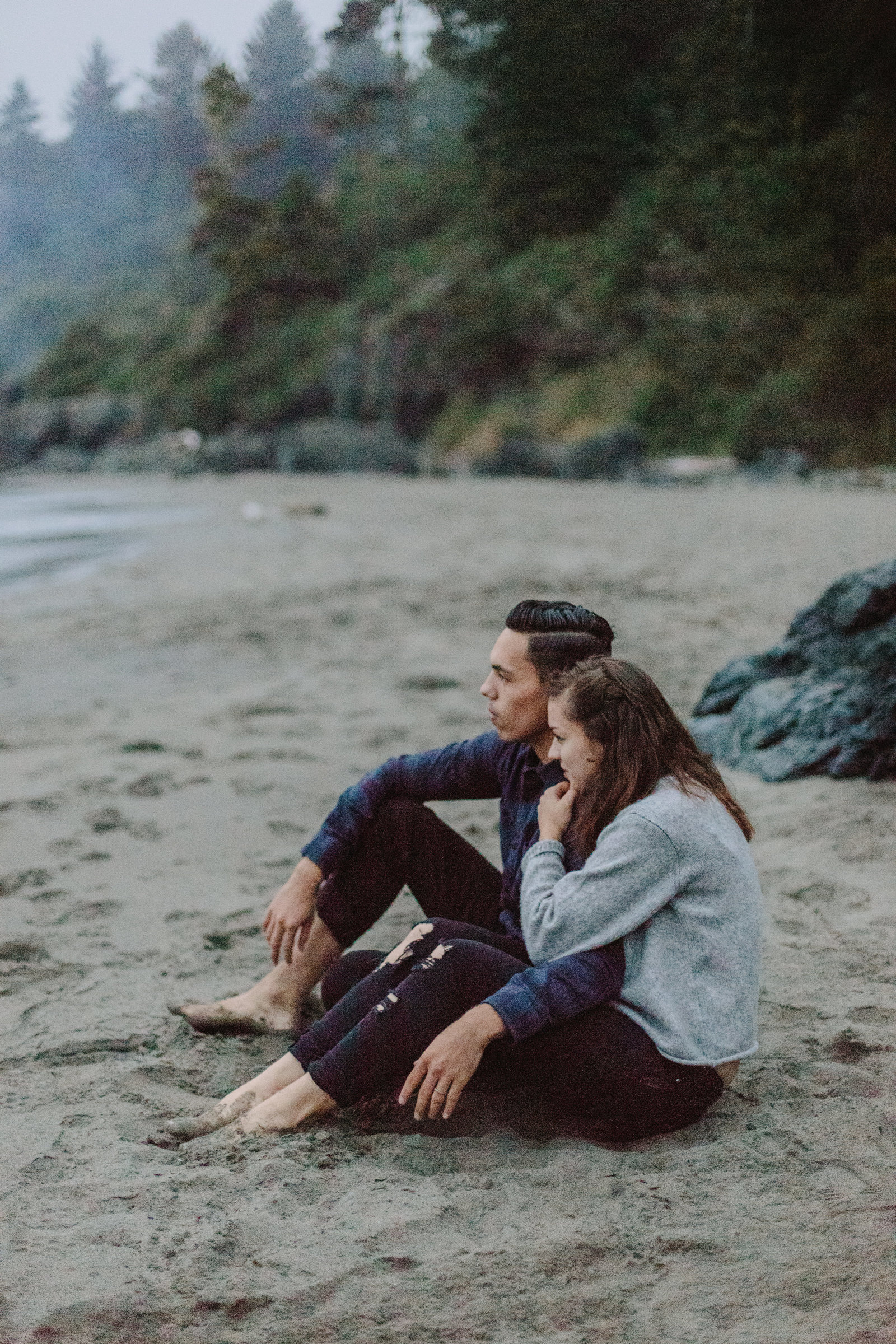 Redwood National Park Avenue of the Giants Engagement Session -7901