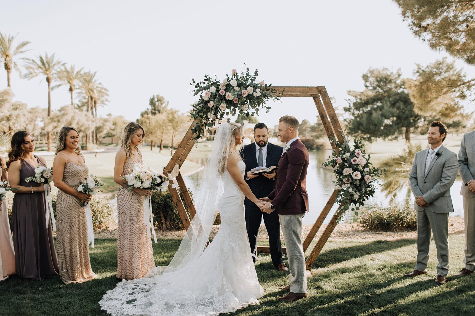 bride-groom-wedding-ceremony-arizona-luxury-wedding-flowers