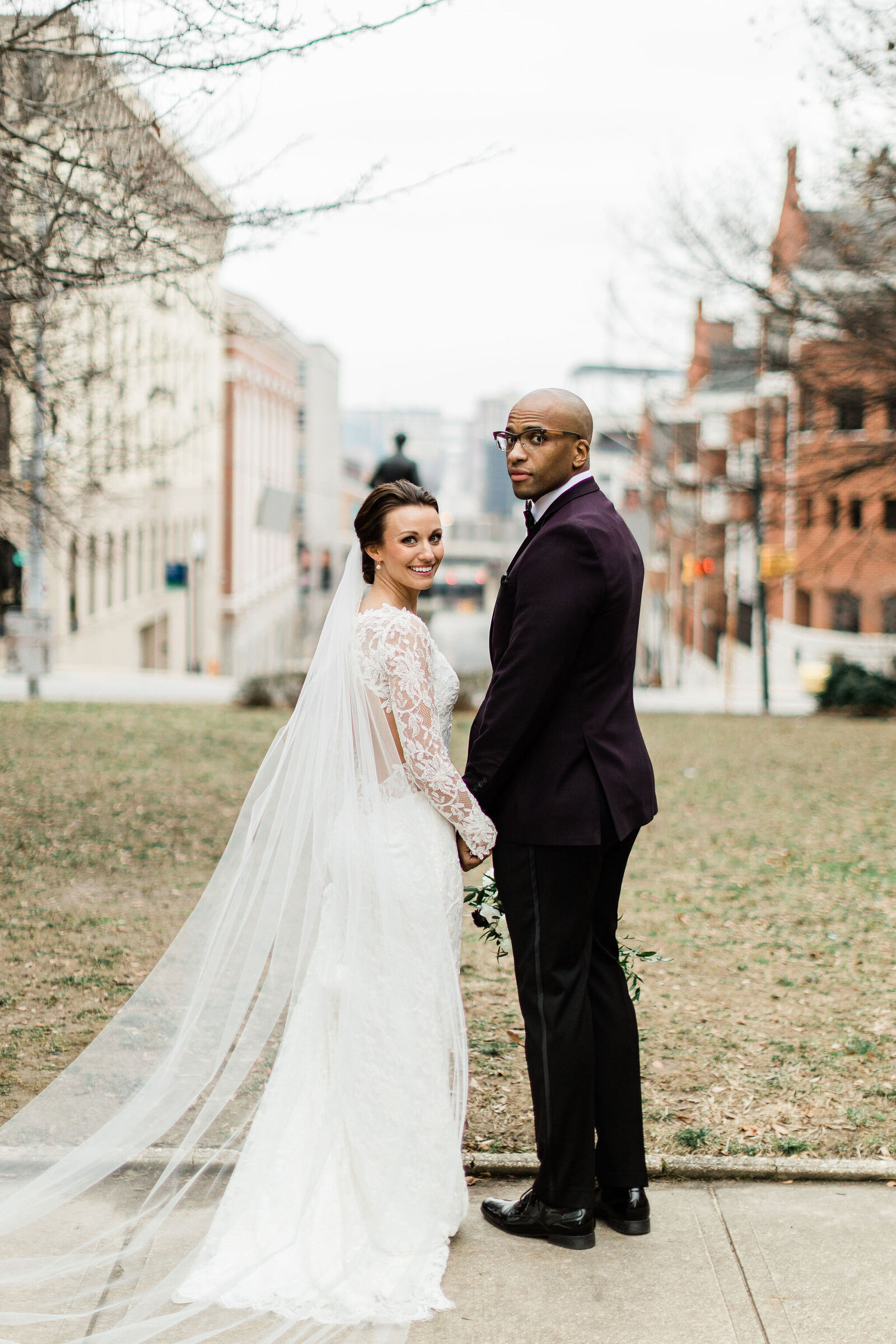 Formal Wedding Photos | The Peabody Library Baltimore MD | The Axtells Photo and Film