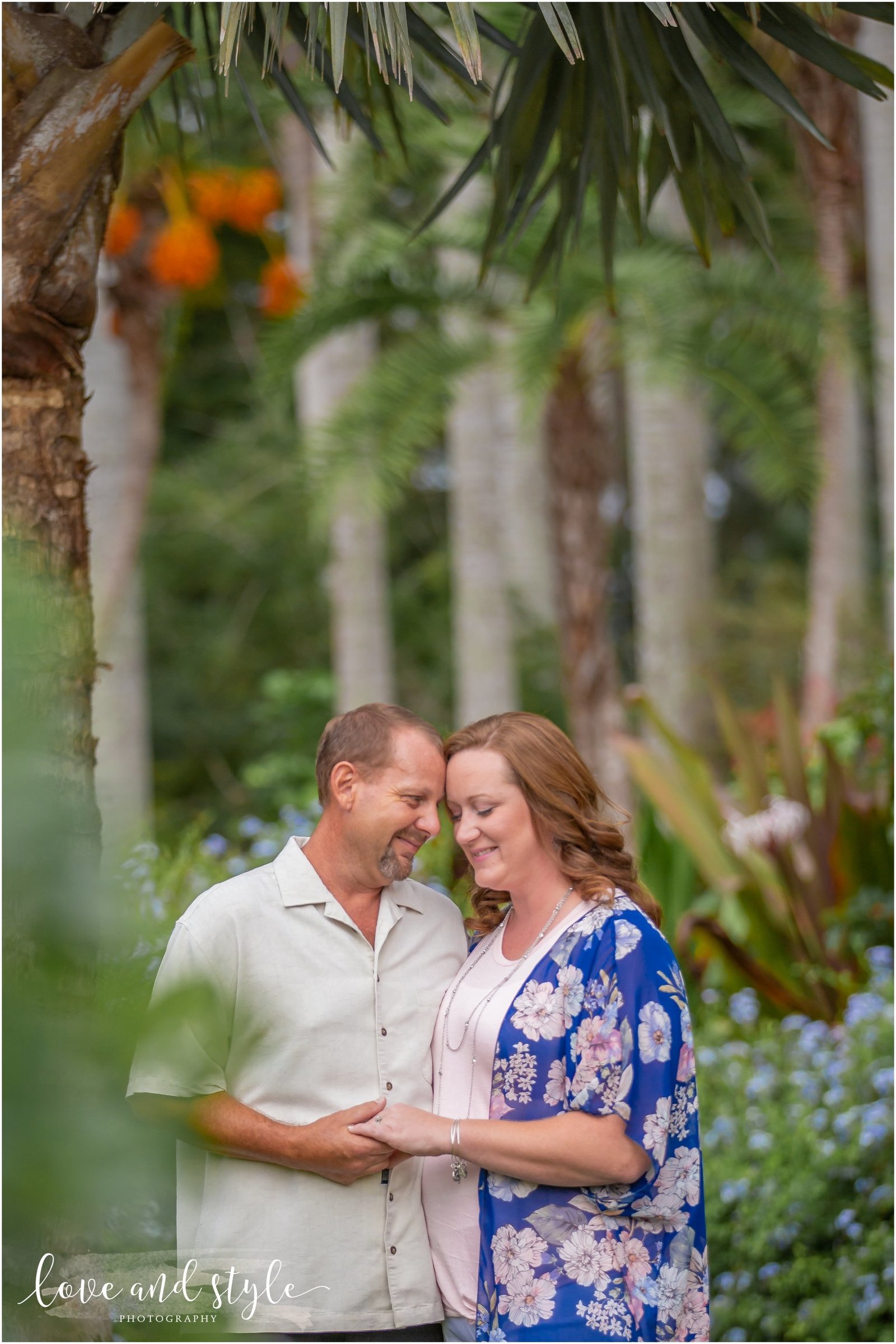 Engagement Photography at the Palma Sola Botanical Garden in Bradenton