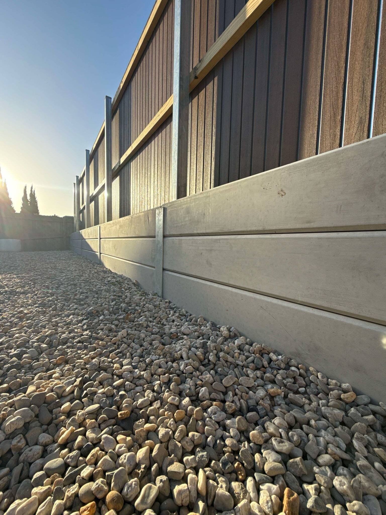 Completed backyard transformation by AR Construction in Warrnambool