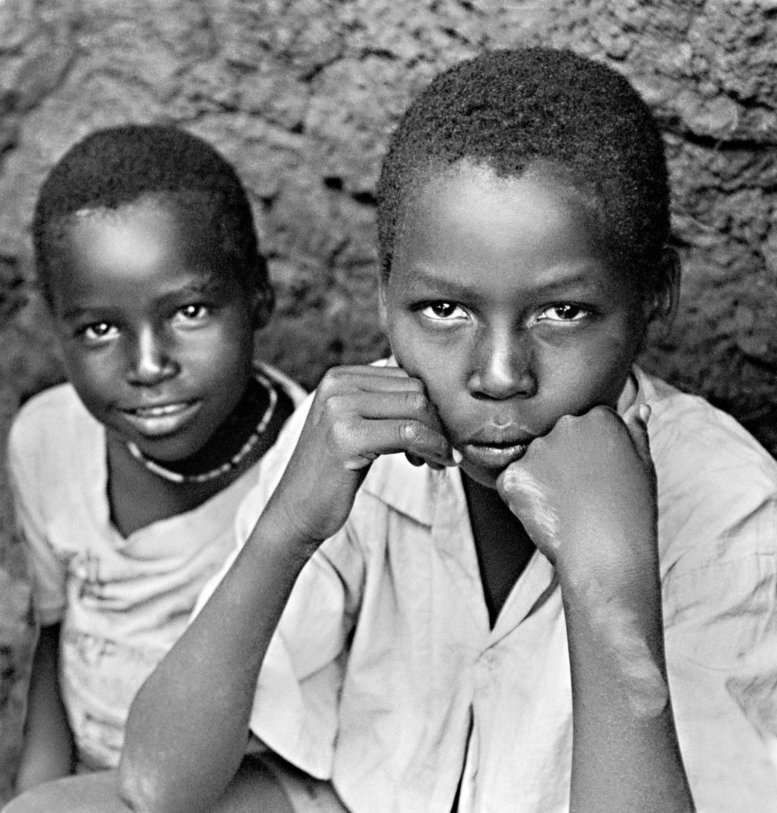 African Masai boys portrait
