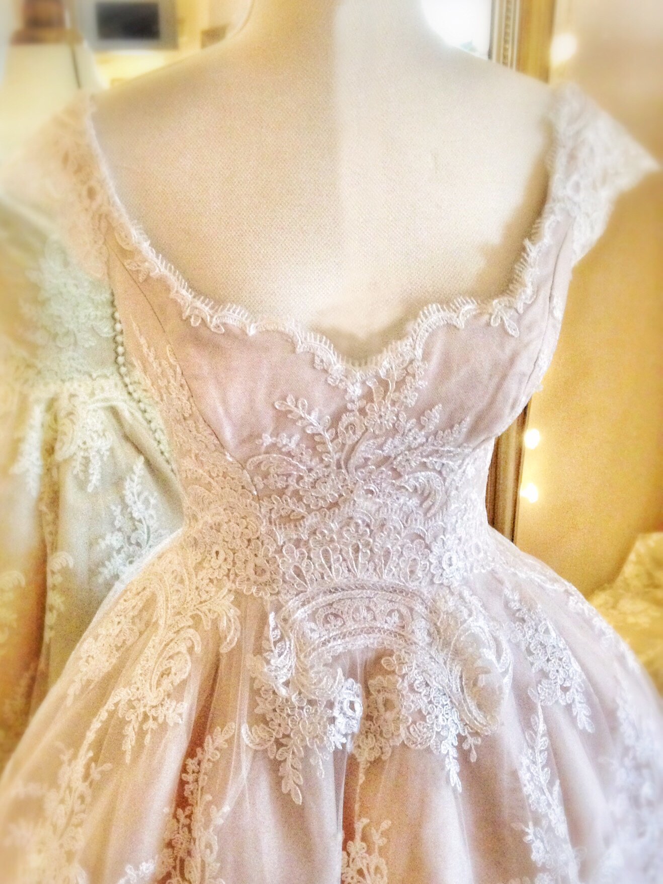 Blush_Lace_Tea_Wedding_Dress_Joanne_Fleming_Design (5)