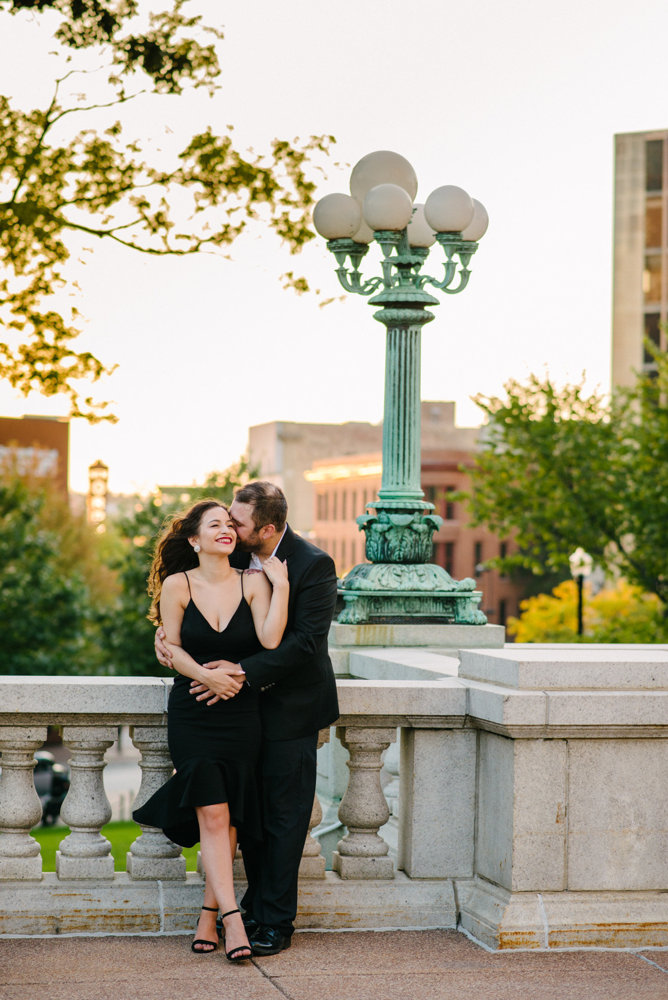 Engagement Session downtown Madison at State Capitol