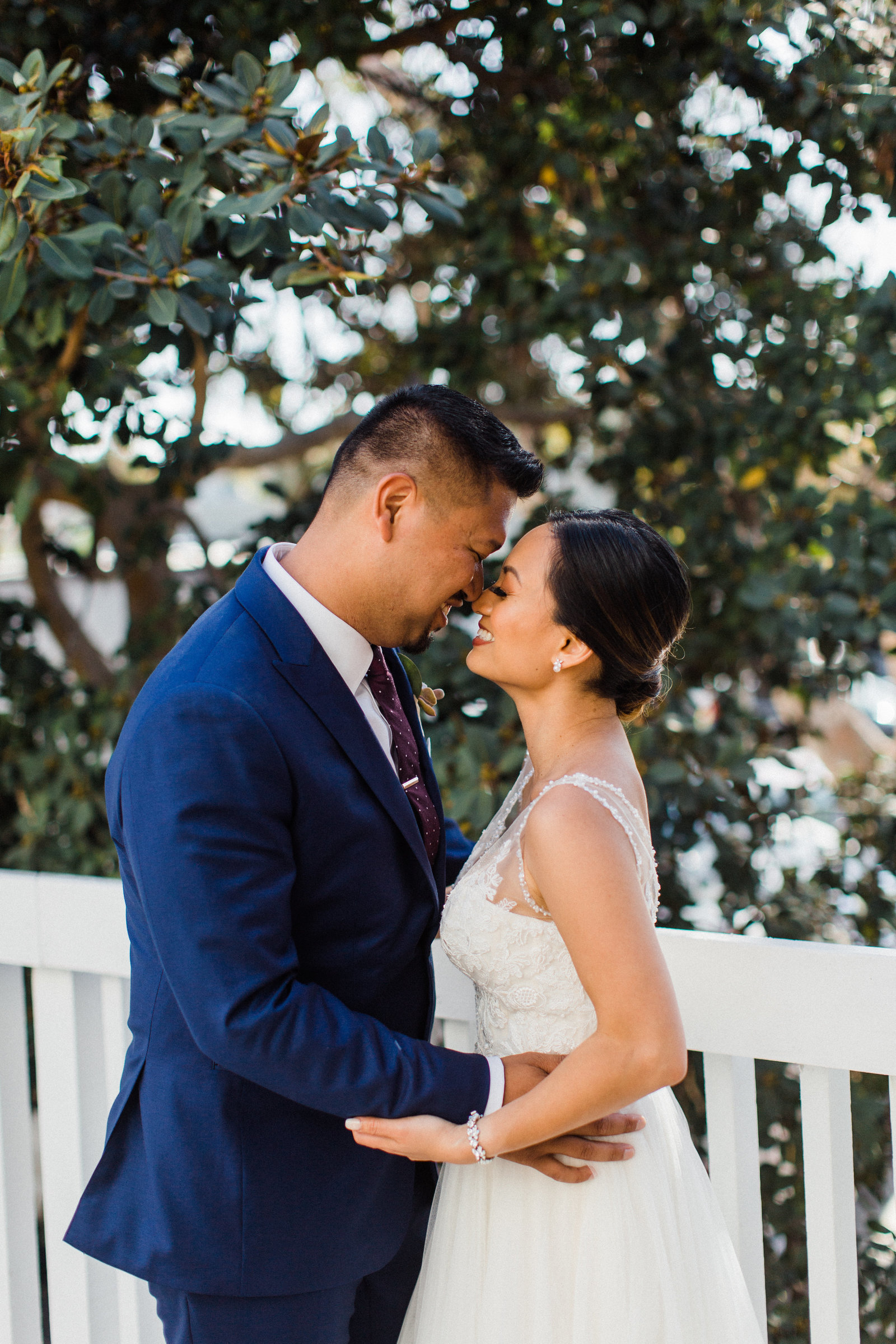 San Diego Coronado Island Marriott Resort & Spa Wedding Bride and Groom