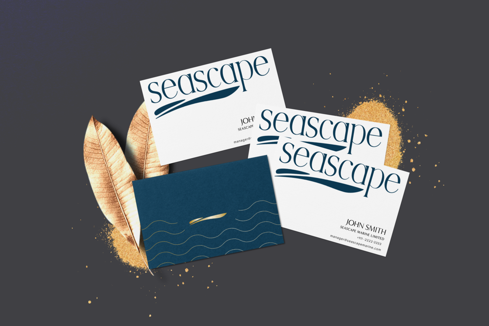 Seascape Marine Business Cards