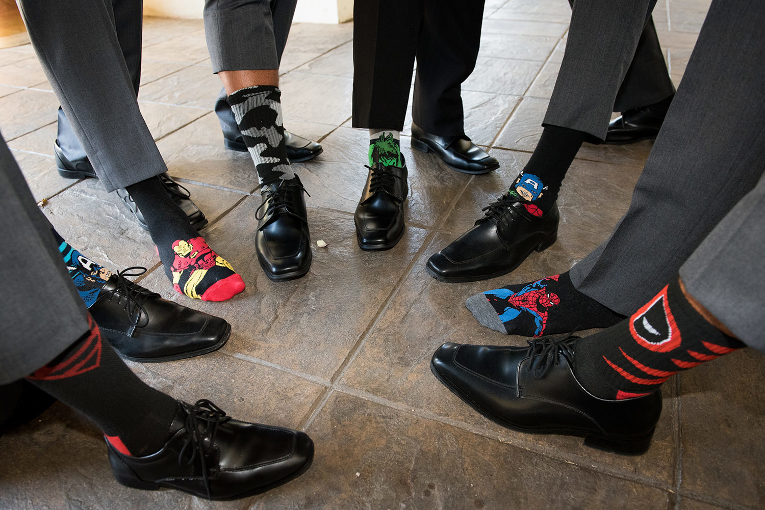 bridal party at wedgewood cute funny socks