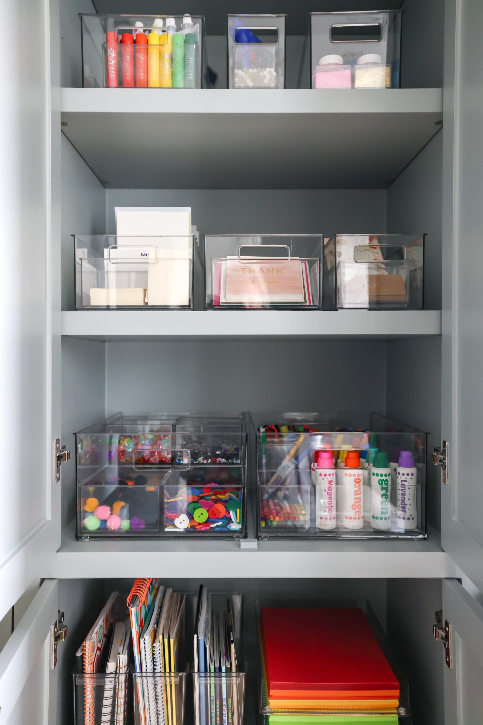 vision and hammer organizing stationary cabinet and crafts