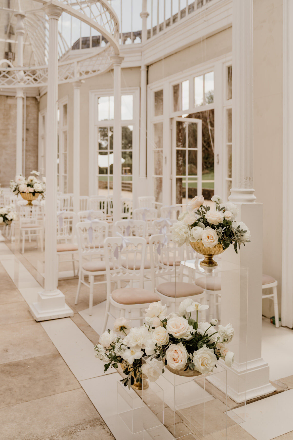 Interior of Domed Conservatory at came house wedding venue