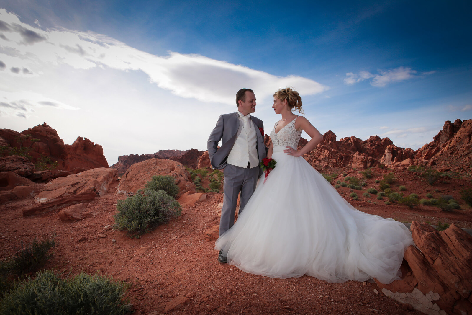 Mariage a La Valley of fire
