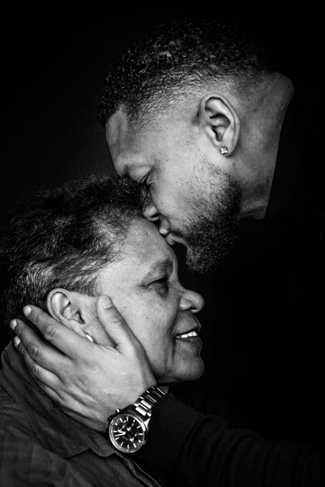 Liefdevol herinneringsportret gemaakt door fotograaf in Nissewaard