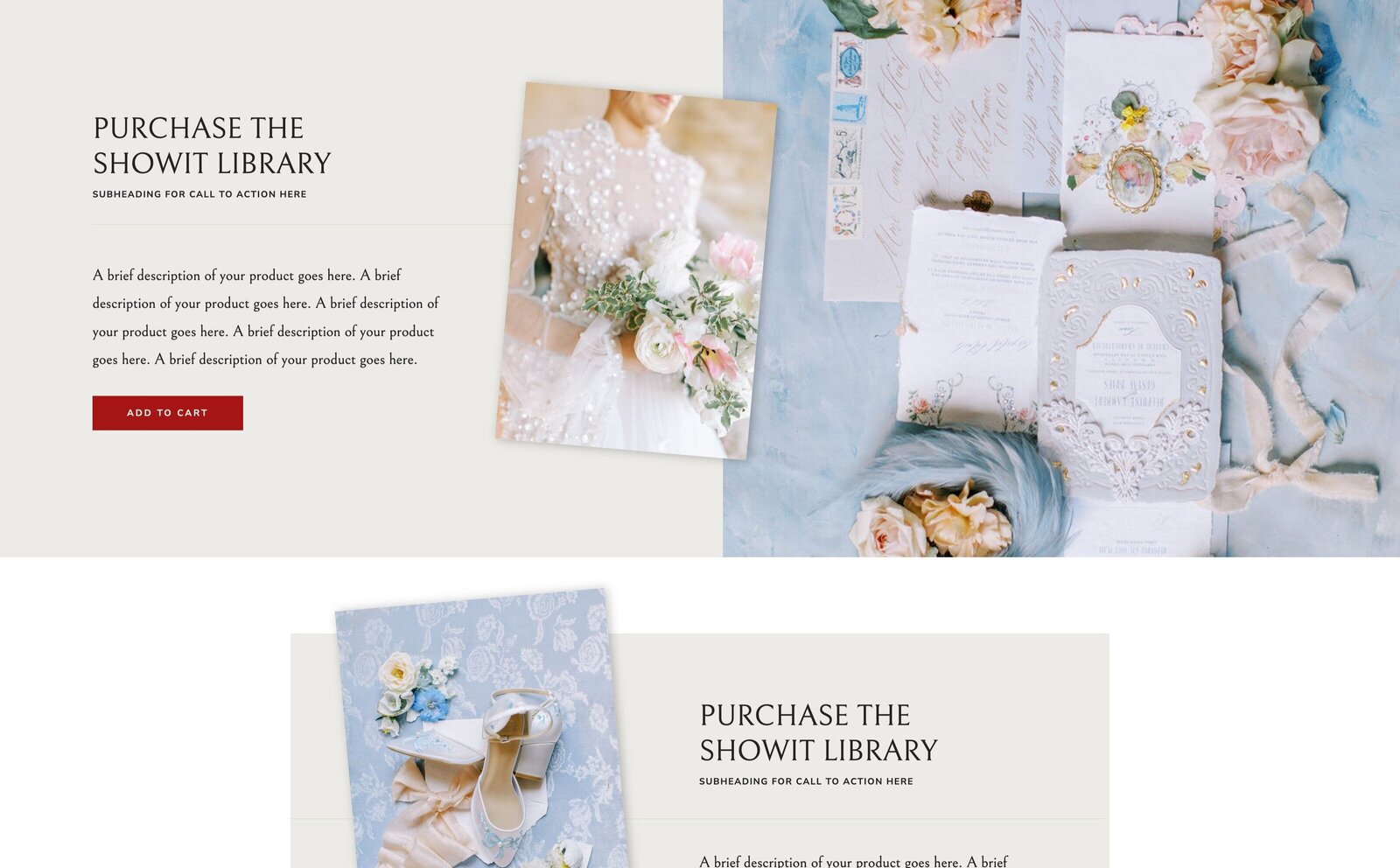 Showit Design Library - Showit Canvases for Showit Users and Showit Designers - With Grace and Gold - Best Showit Designer - 13