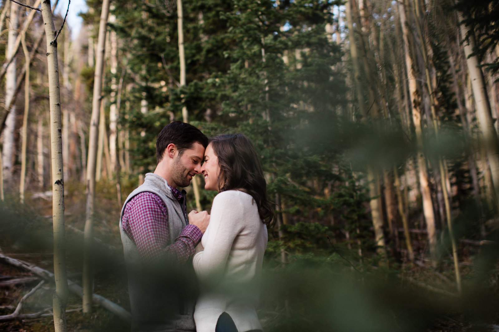 rocky mountain engagement photographer