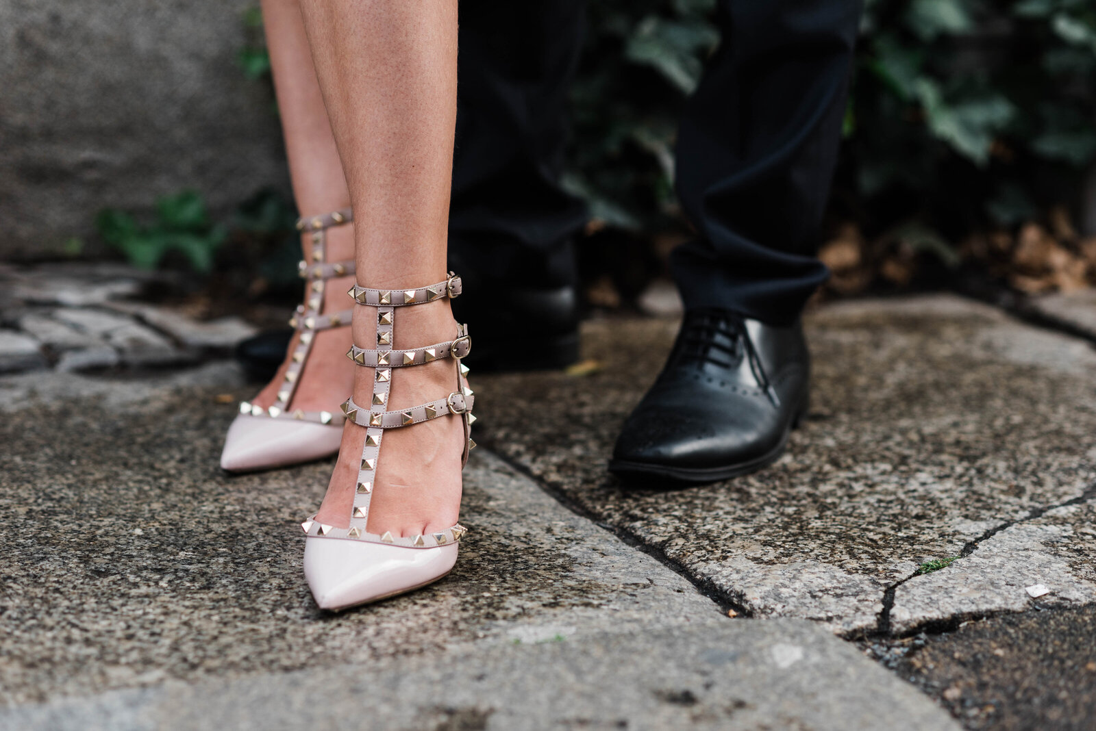 Detail photo of high heels and dress shoes