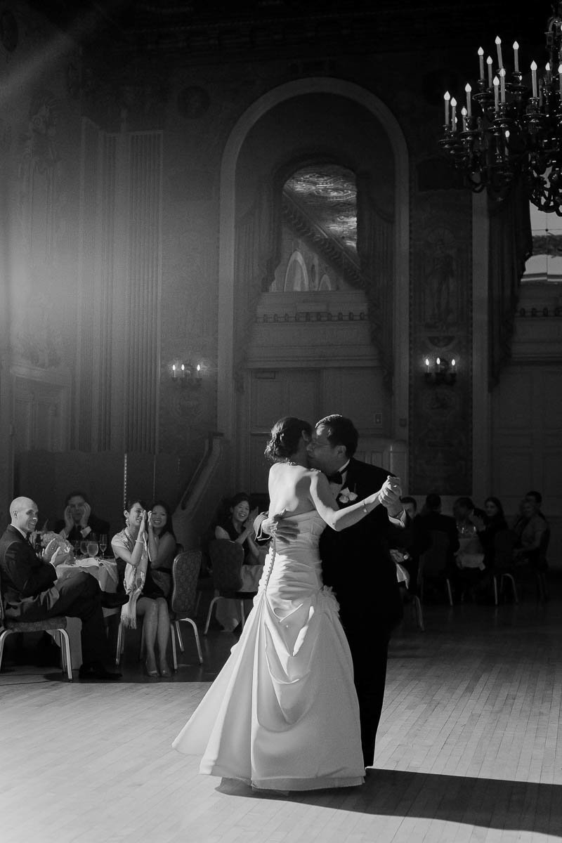 Bride and father dance together, Hotel DuPont, Wilmington, Delaware