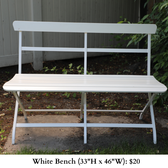 White Bench-548