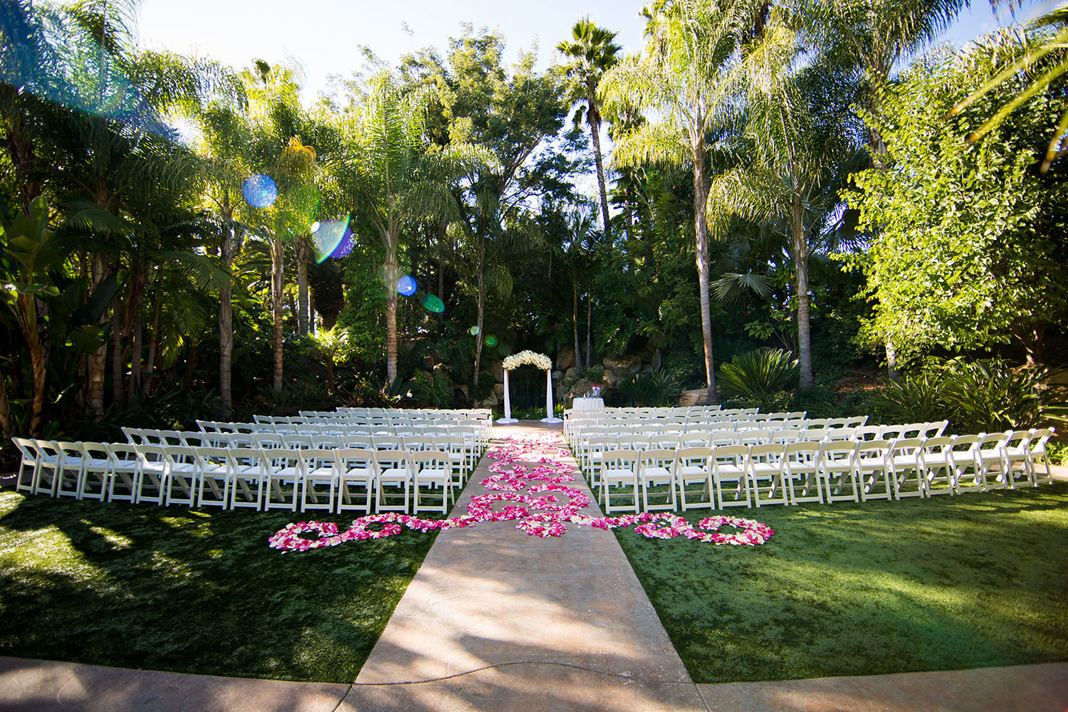 Grand Tradition Arbor Terrace wedding ceremony