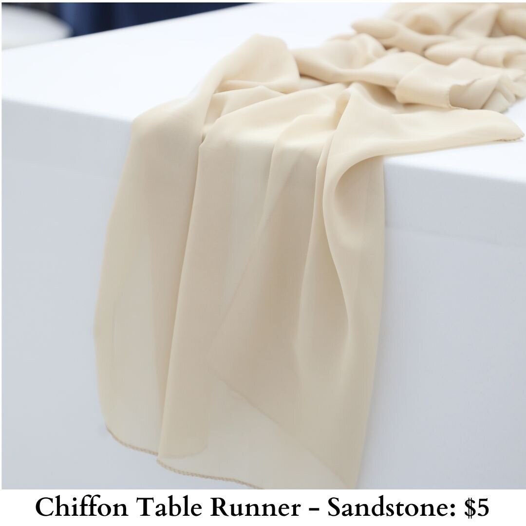 Chiffon Sandstone Table Runner