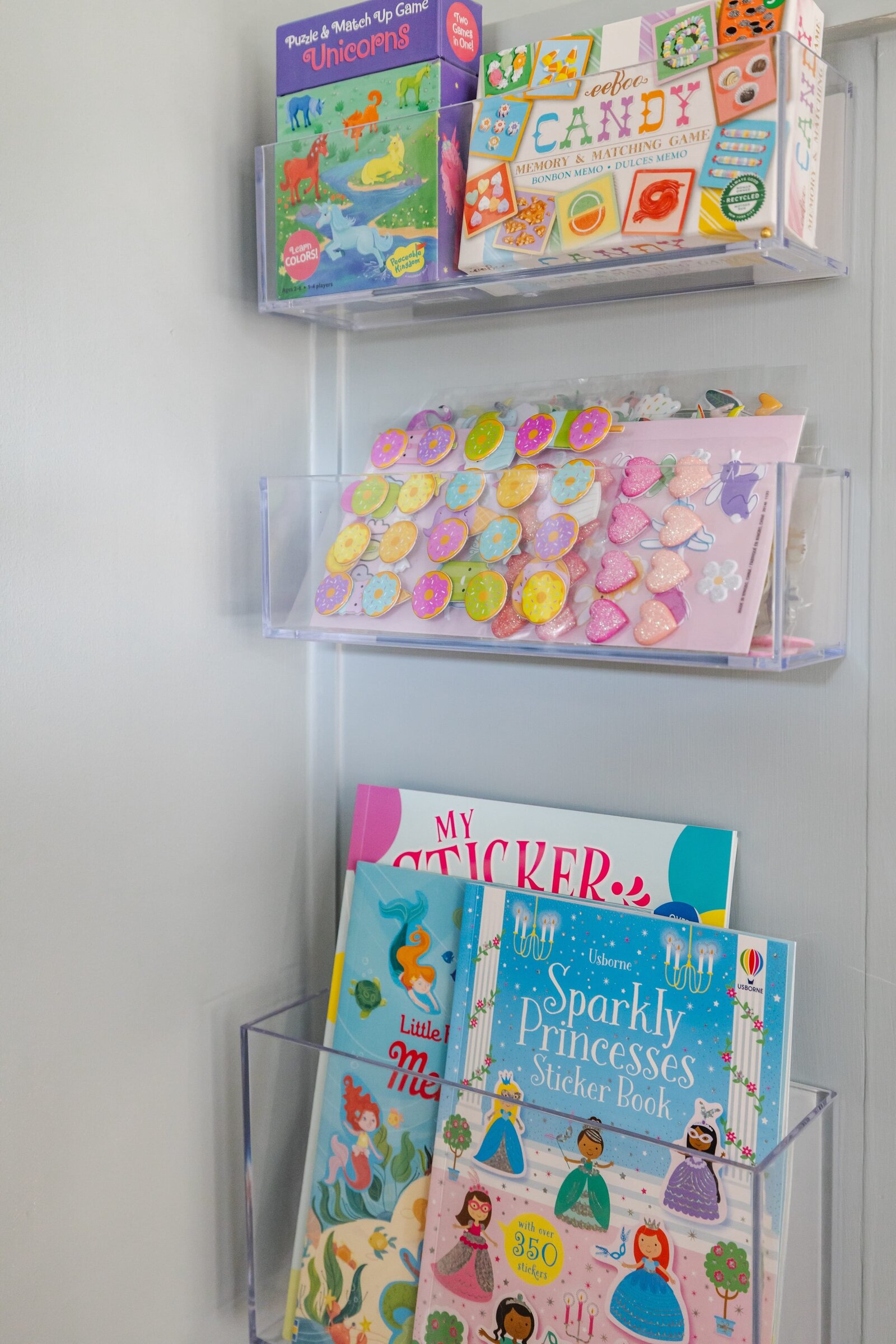 vision and hammer kids books on wall