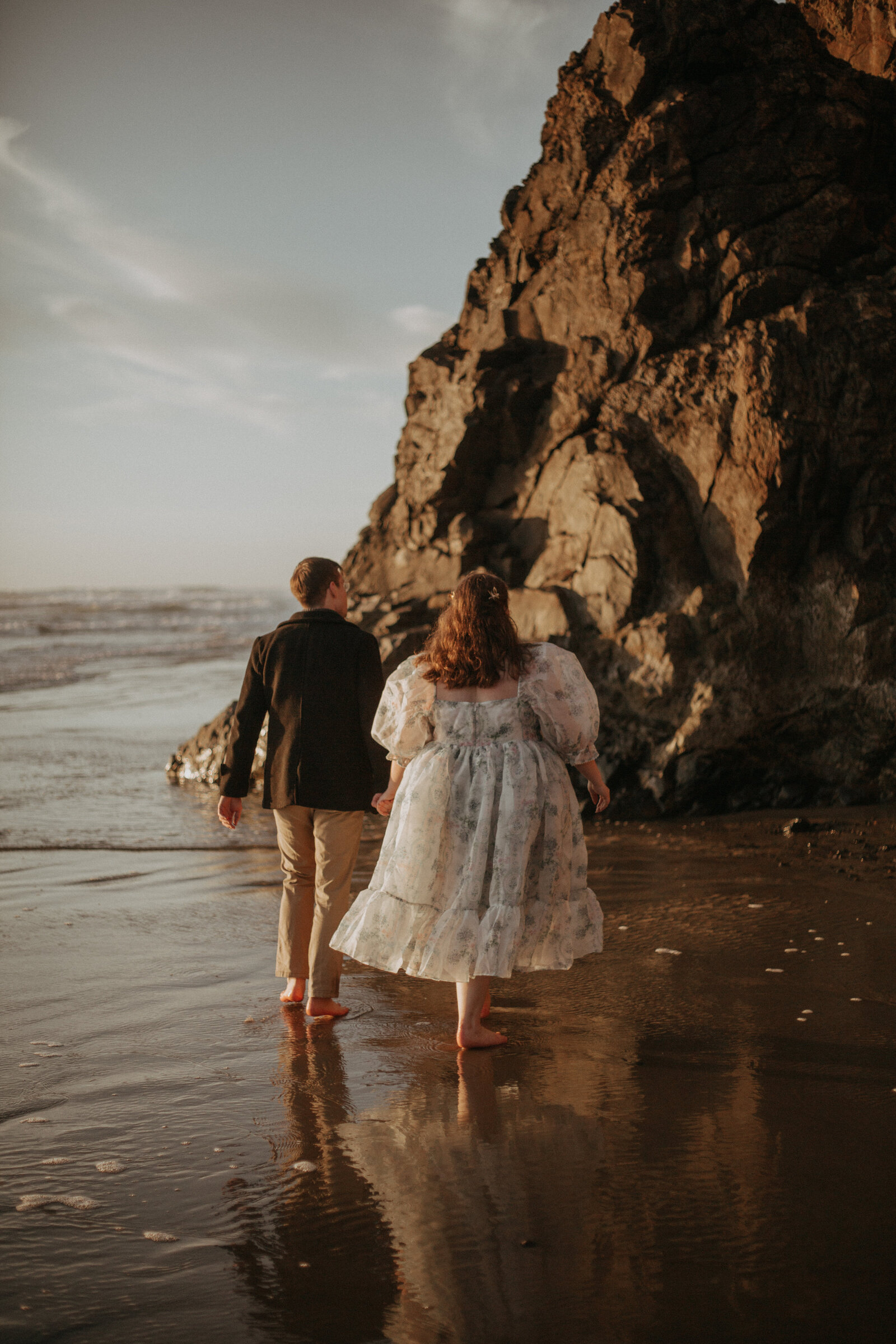 Whimsical Oregon Coast Engagement Shoot-46