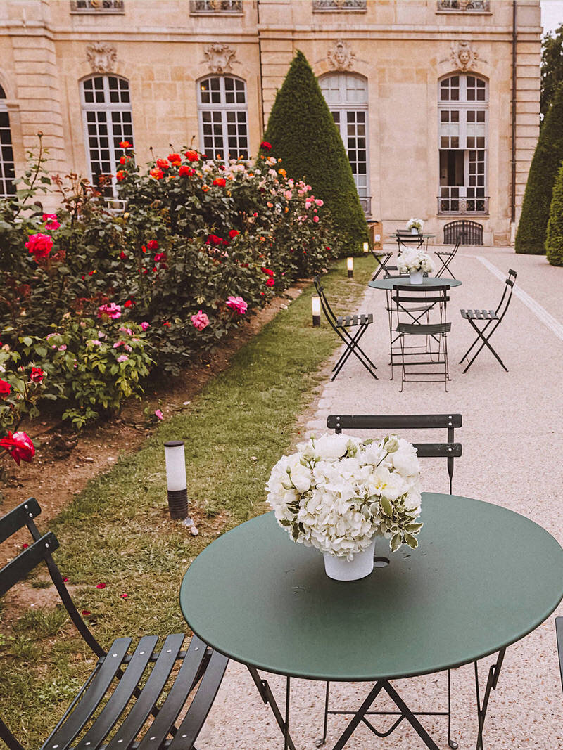 Wedding Reception at Musee Rodin in Paris by Alejandra Poupel Events -1