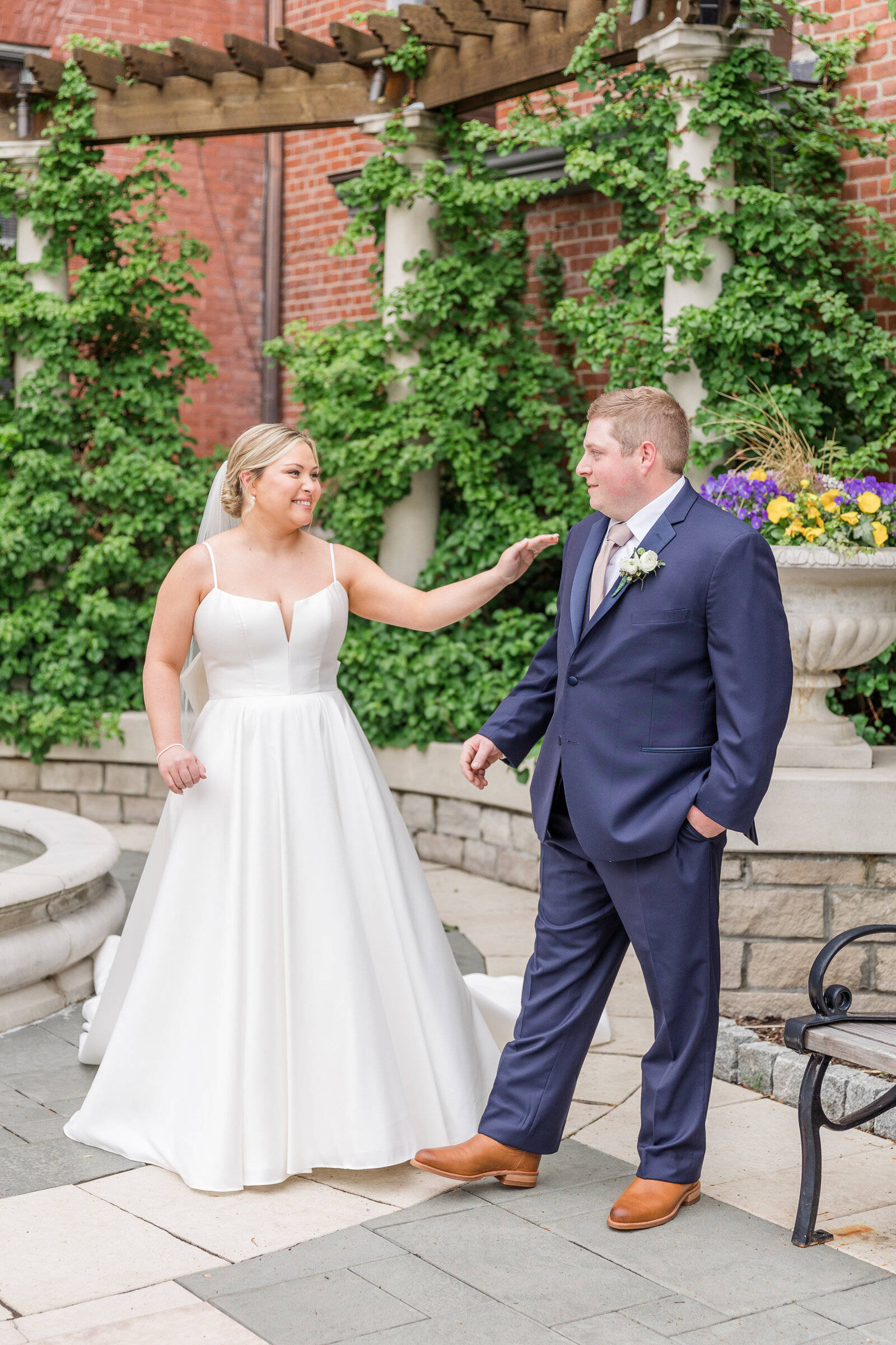 Cincinnati Ohio Wedding Photographer _ Shelby Street Studios  _ Monastery Event Center _ first look
