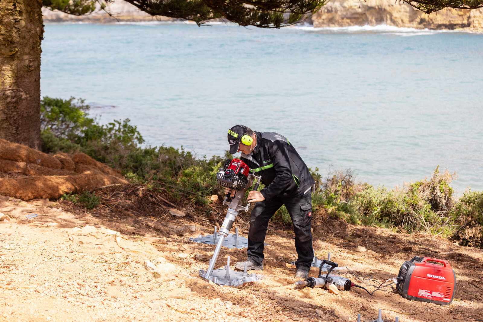 Specialist crew completing high-detail infrastructure works