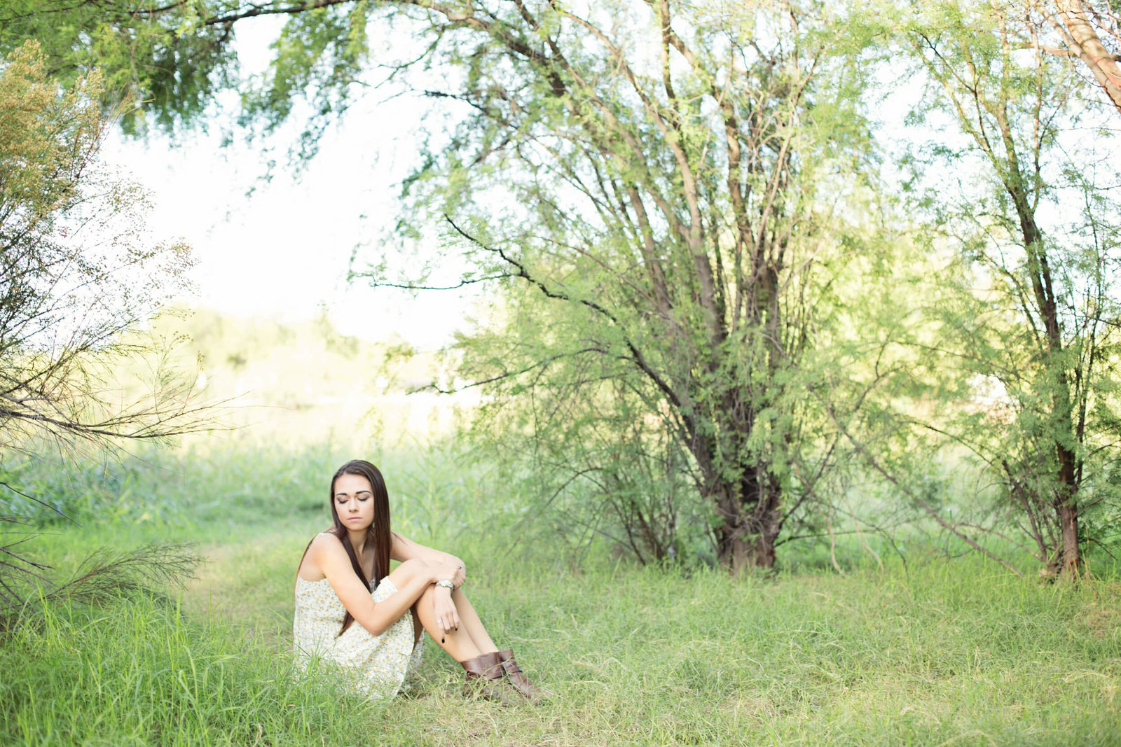 outdoor senior girl photographer arizona