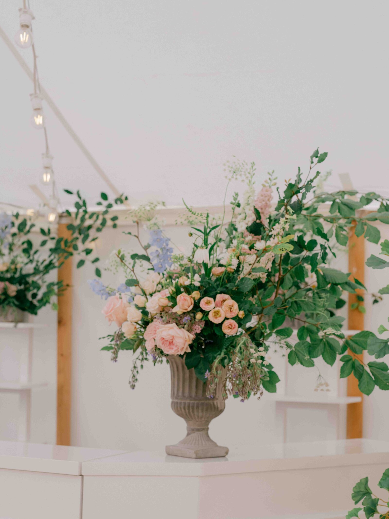 Floral Accents at Wedding Reception