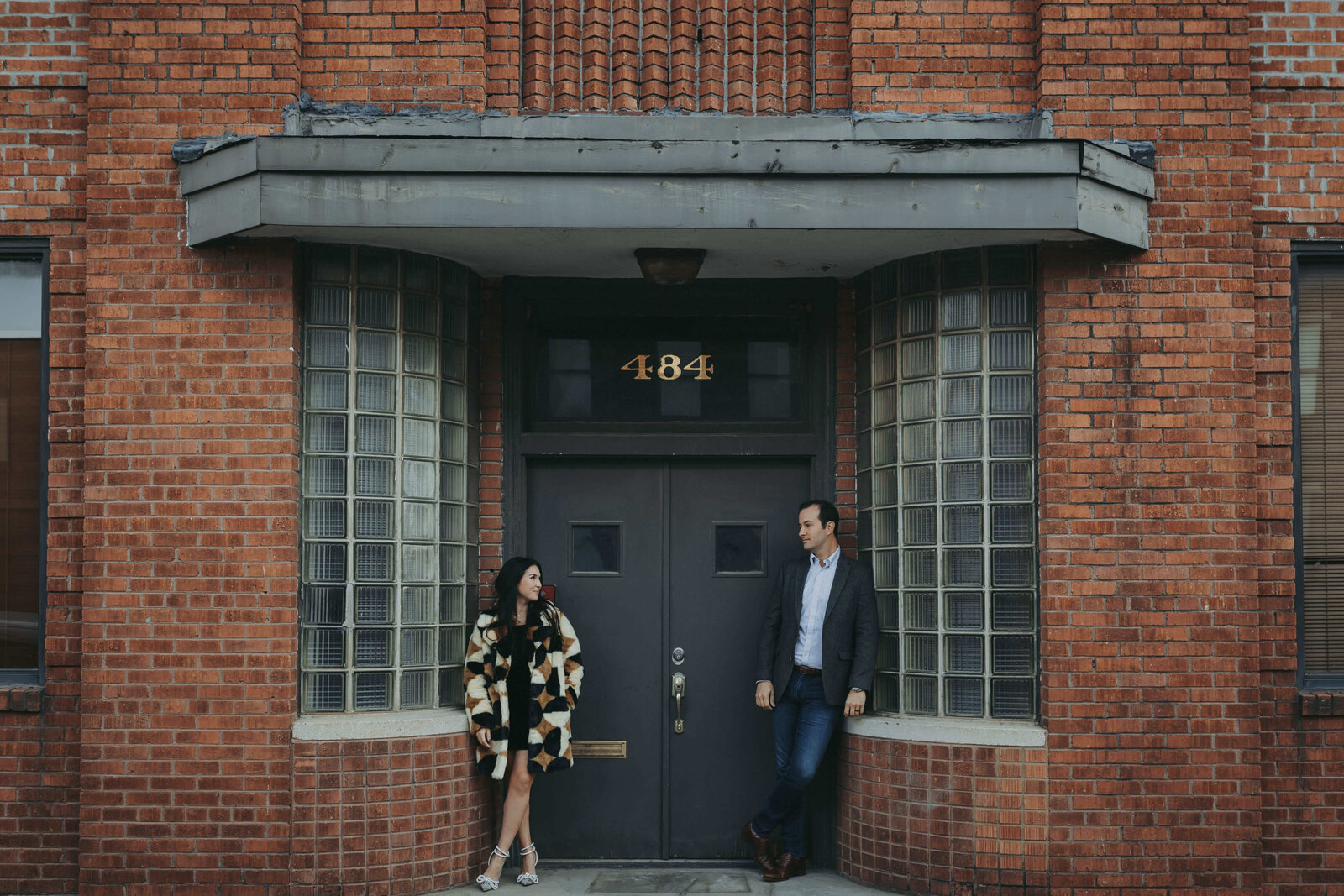 Wedding anniversary portraits in downtown Memphis.