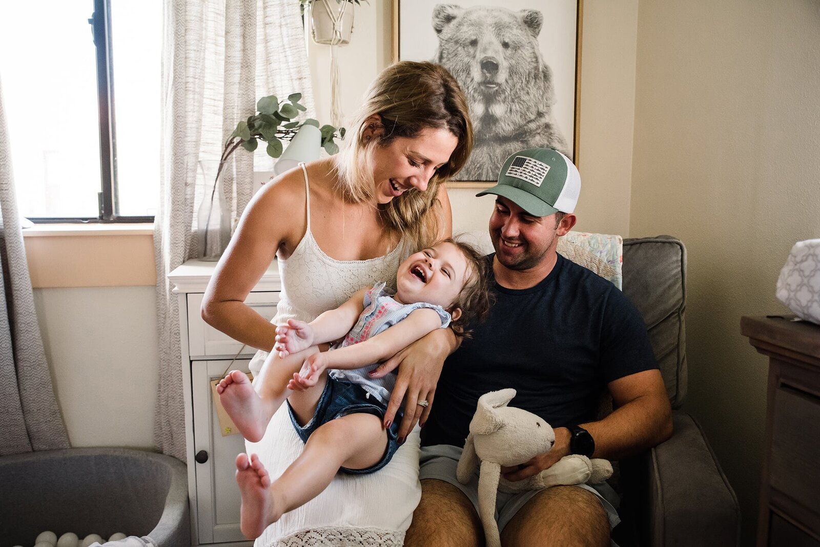 SoCal Lifestyle Family Photographer In Home Session