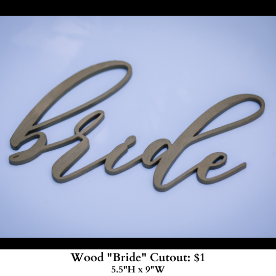 Wood Bride Cutout-782