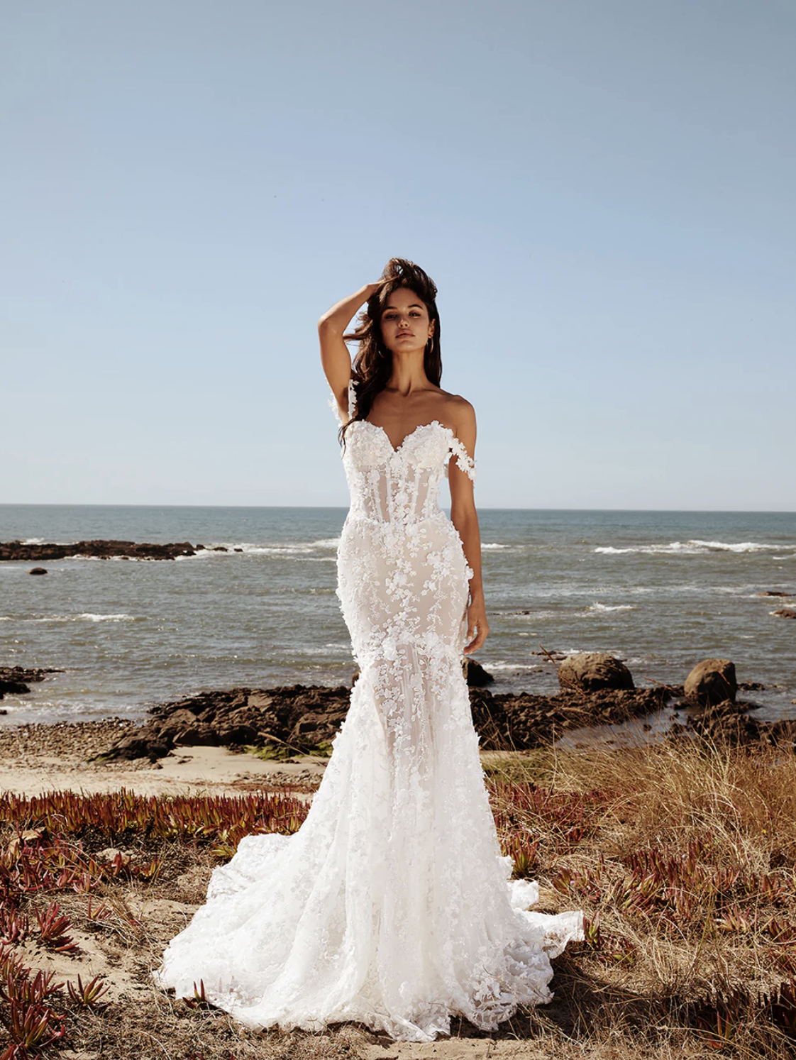 Sexy wedding dresses in Denver CO. Mimi's Couture Bridal at Little White Dress. LWD Bridal Shop. Ines Di Santo Wedding Dress Shopping