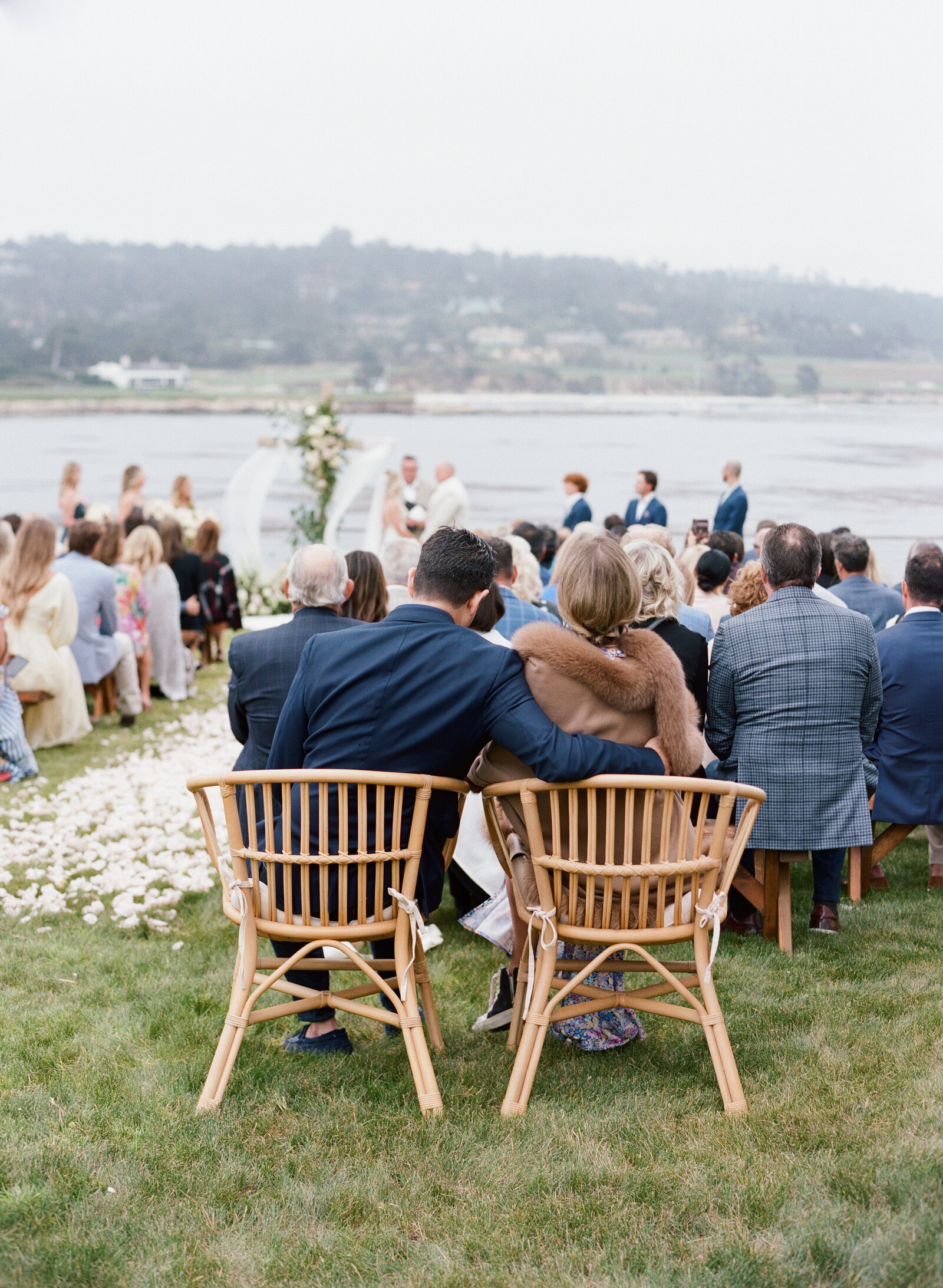 Wedding Ceremony at Pebble Beach Private Home