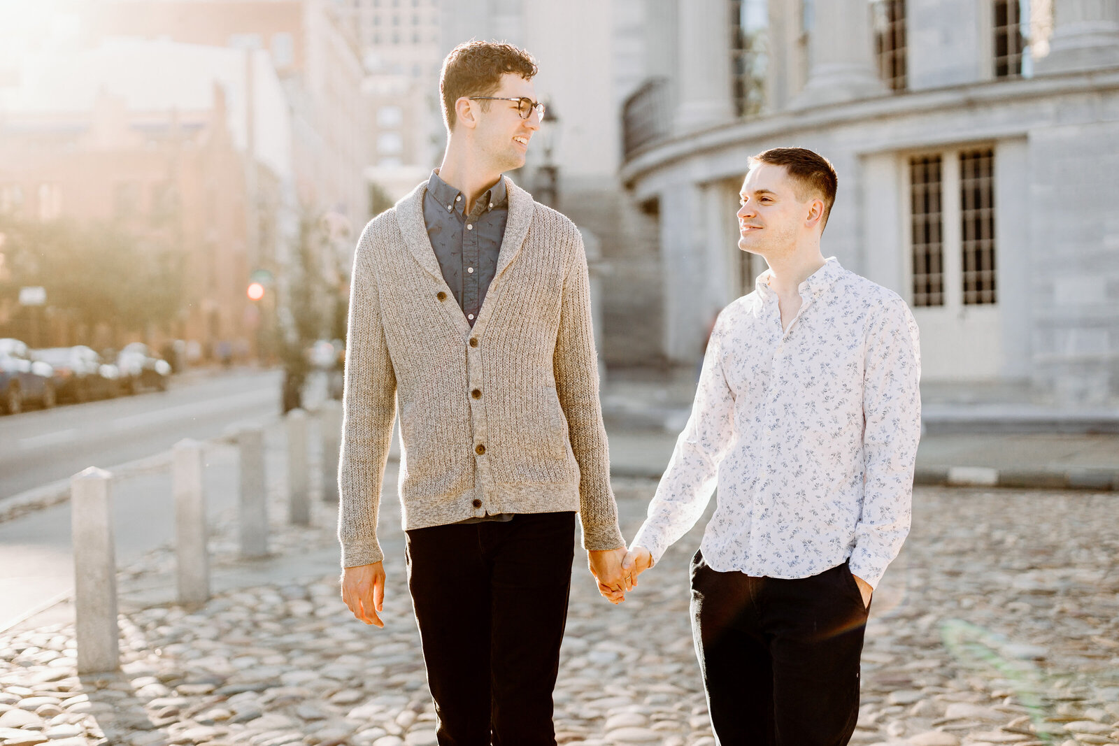 gay couple in old city