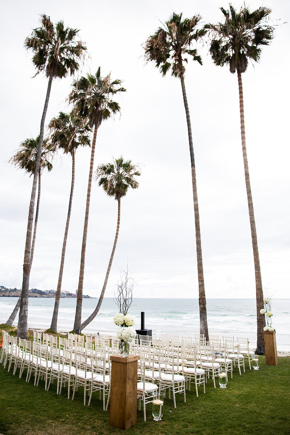 ceremony space with ocean views