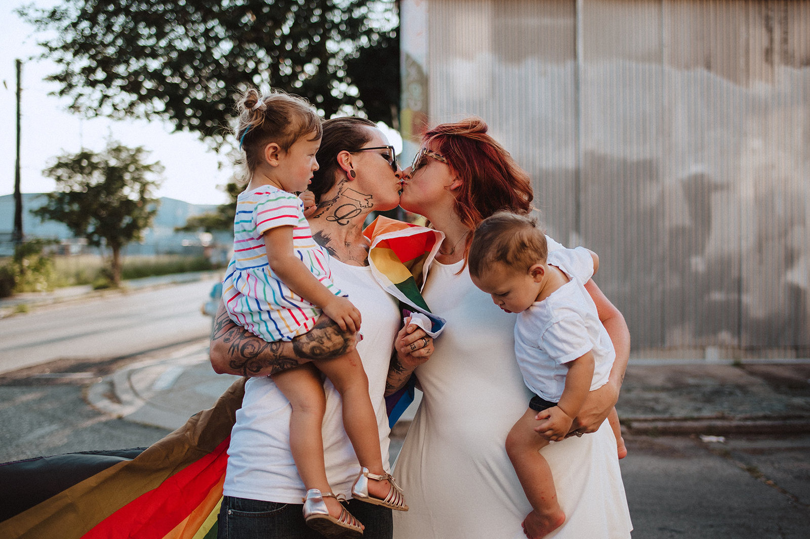queer family session in bywater new orleans photographer