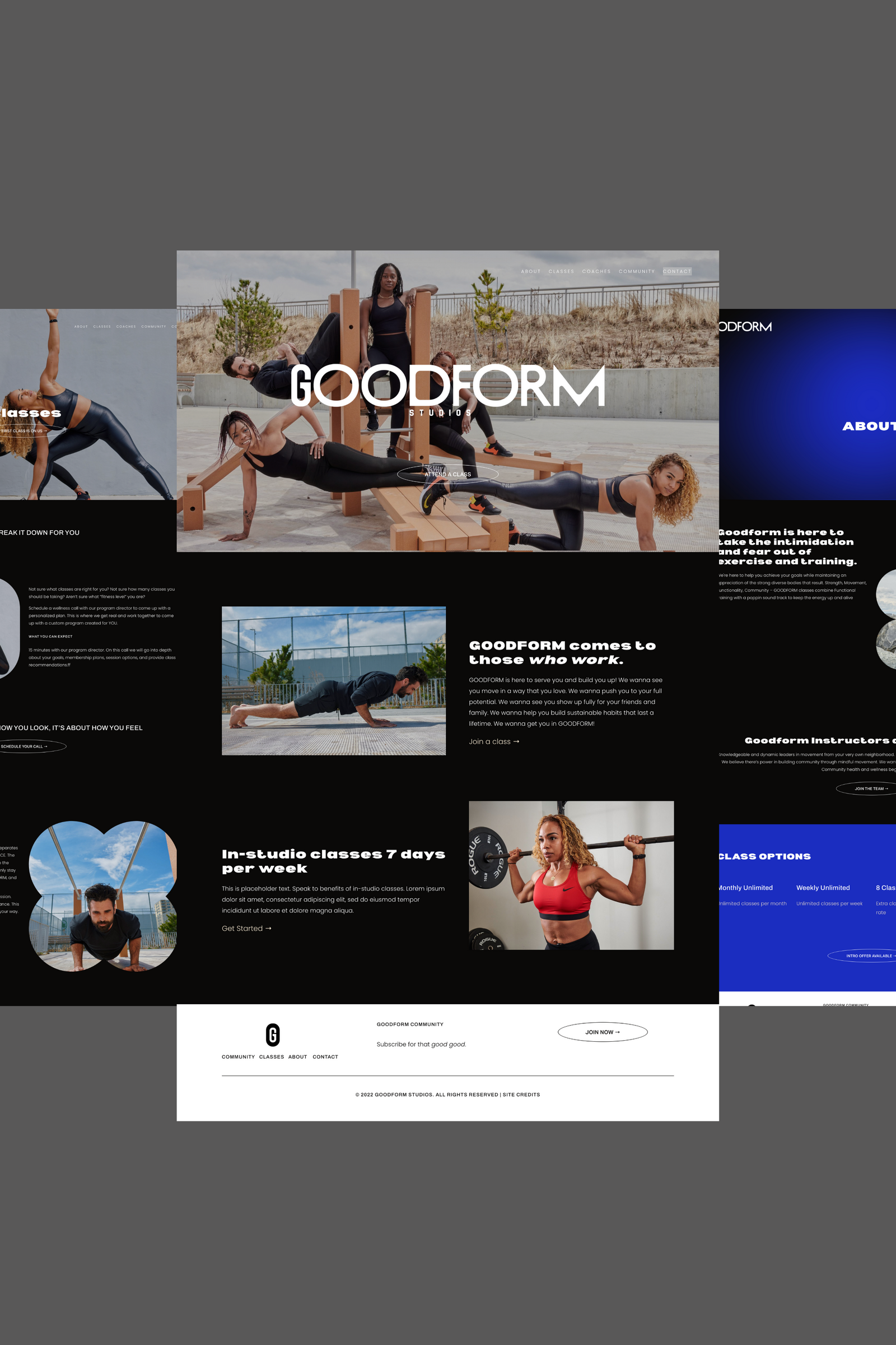 squarespace website wellness