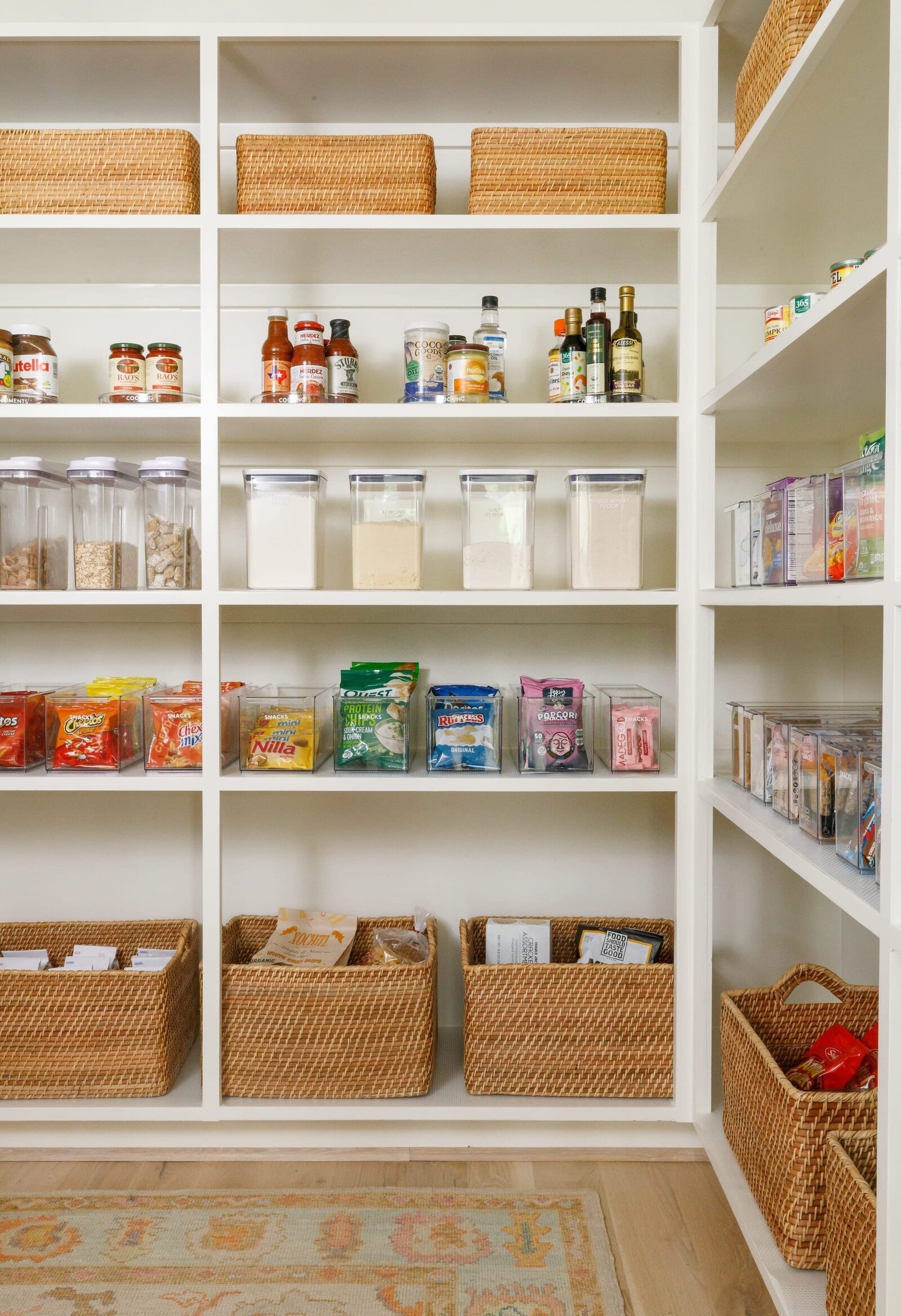 vision and hammer organizing pantry shelves